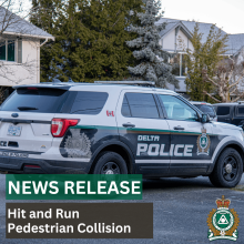 News Release Hit and Run Pedestrian Struck