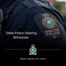 Delta Police Seeking Witnesses Fatal Collision News Release IG (May 12th, 2026)